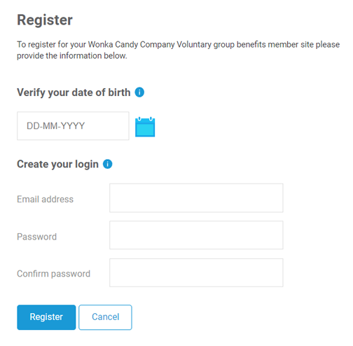 Signing In Register Help Centre